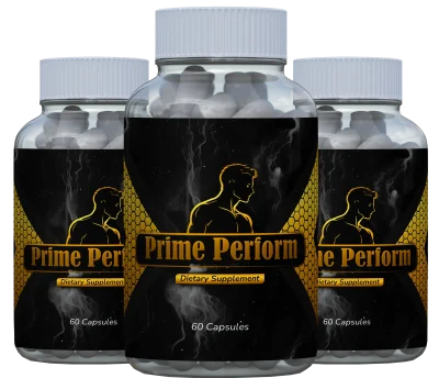Suplemento Prime Perform para vitalidad masculina.